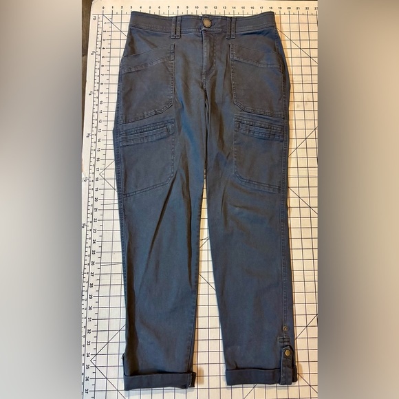 Democracy Pants - Democracy Straight-Leg Utility Pants in Navy Blue